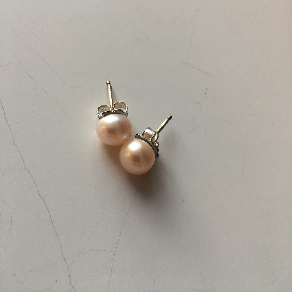 Pearl earrings